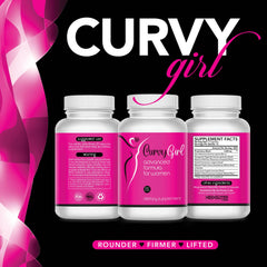 XENXNUTRA LABS Curvy Girl bottle with dosage scoop illustrating an easy daily ritual.