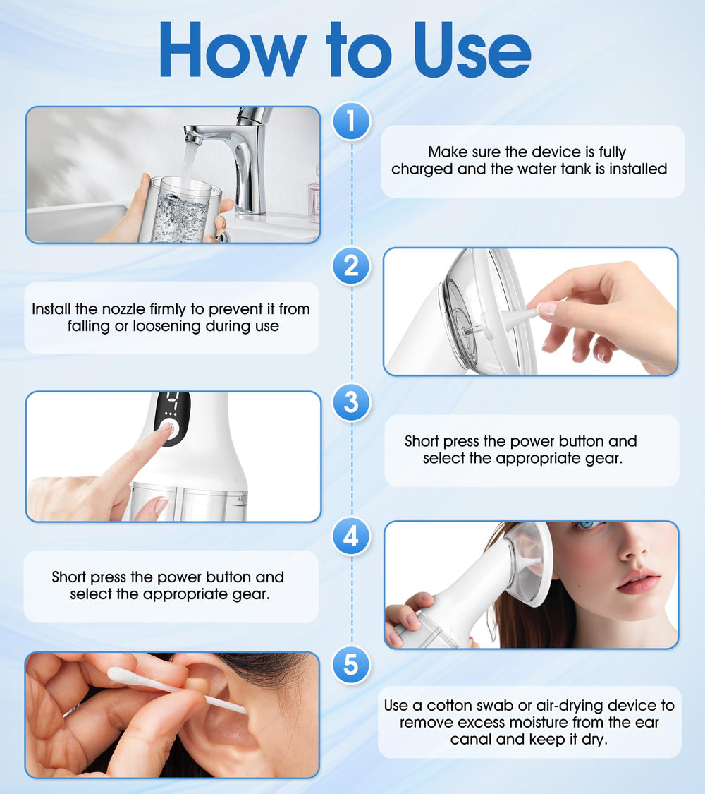 XIAOJINYU family-friendly ear care kit suitable for adults and kids.