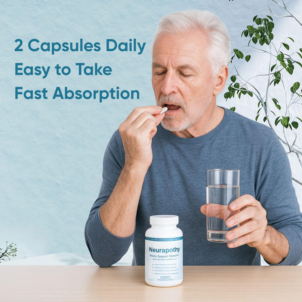 XIOEGSKE Neuropathy Support serving size information on label
