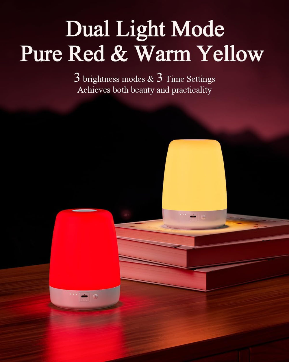 XKETA modern white night light for gifts and care.