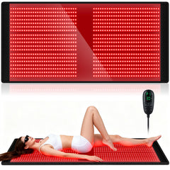 XKETA red light therapy mat full body on bed for daily relaxation