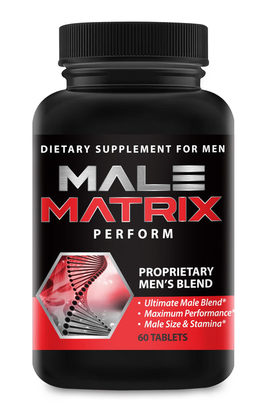 XL Science Male Matrix black bottle with capsules for discreet use and enhanced performance