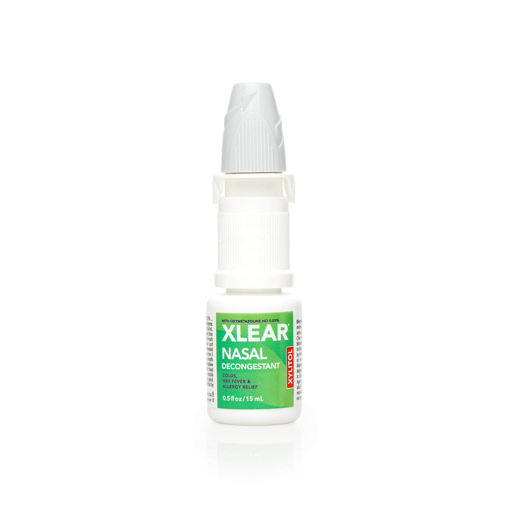 Oxymetazoline pump dispenses a precise nasal spray