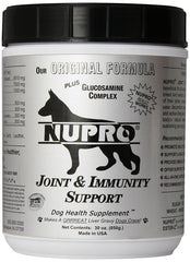 Xllent Nupro scoop shown beside the product for daily joint care.