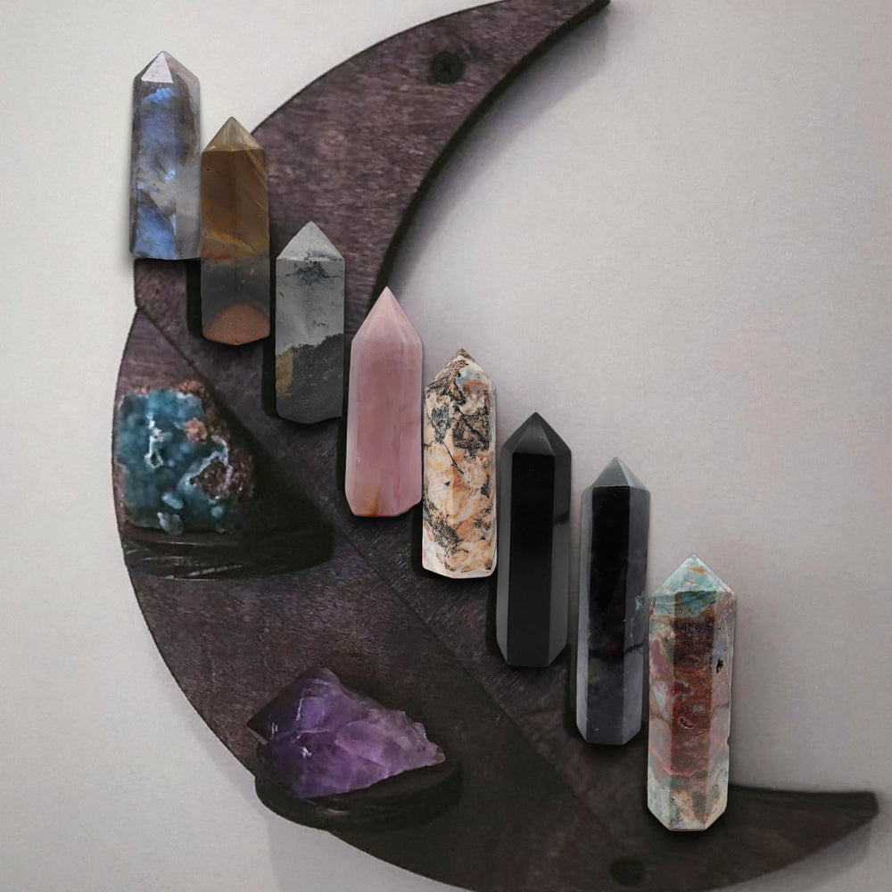 XMHOME rose quartz tower includes easy care guidance for maintenance.