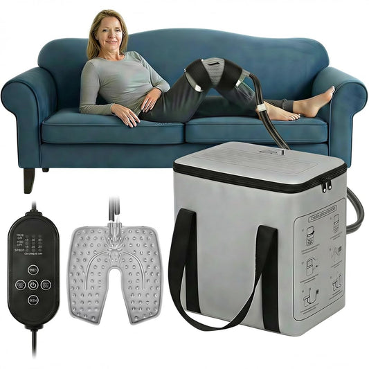 Xofeu Cold Therapy Machine knee system delivers targeted relief with continuous cooling.