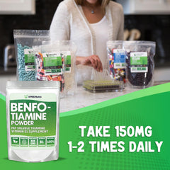 XPRS Nutra Benfotiamine vegan-friendly packaging emphasizes ethical, clean supplement.