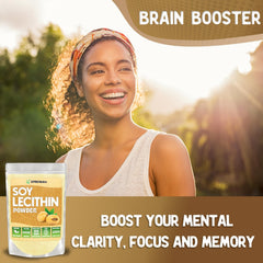 XPRS Nutra Soy Lecithin Powder pours smoothly into bowls for versatile emulsification.