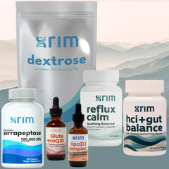 xrim Reflux Inhibitor being taken with water as part of daily routine