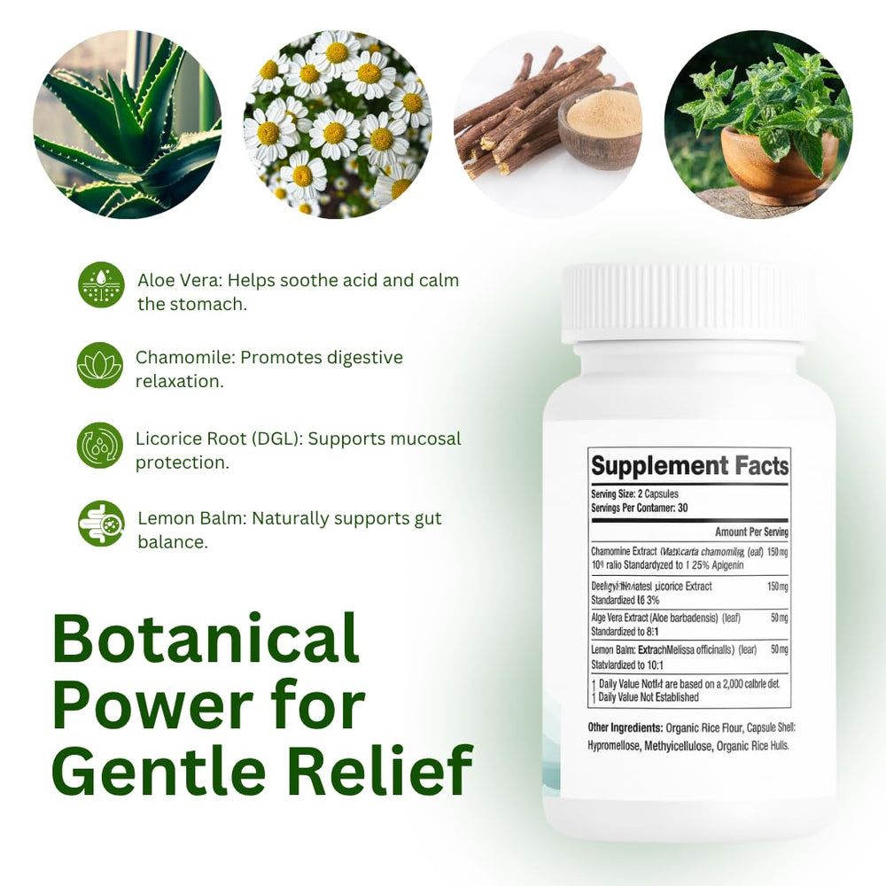 xrim Reflux Inhibitor label close-up showing vegan, gluten-free ingredients