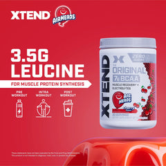 Xtend electrolytes hydration visual with glass, endurance support