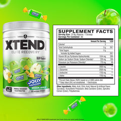 Xtend Original BCAA powder being poured for easy intra-workout mix.