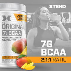 Xtend Original BCAA powder glass ready-to-mix hydration during training