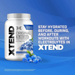 Blue Raspberry Ice flavor scoop presents a refreshing intra-workout option