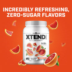 Xtend Original BCAA Powder nutrition facts with electrolytes for hydration during workouts.