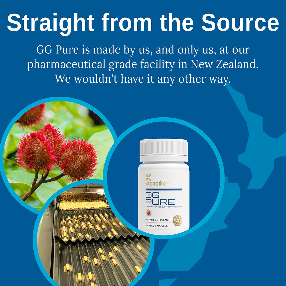 Xtendlife GG Pure dosage information on the label supports consistent use.