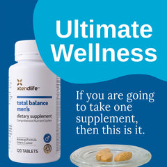 Xtendlife Total Balance ingredient closeup featuring micronutrients and herbs for balanced health