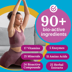 Xtendlife Total Balance capsules closeup suggests a simple daily routine