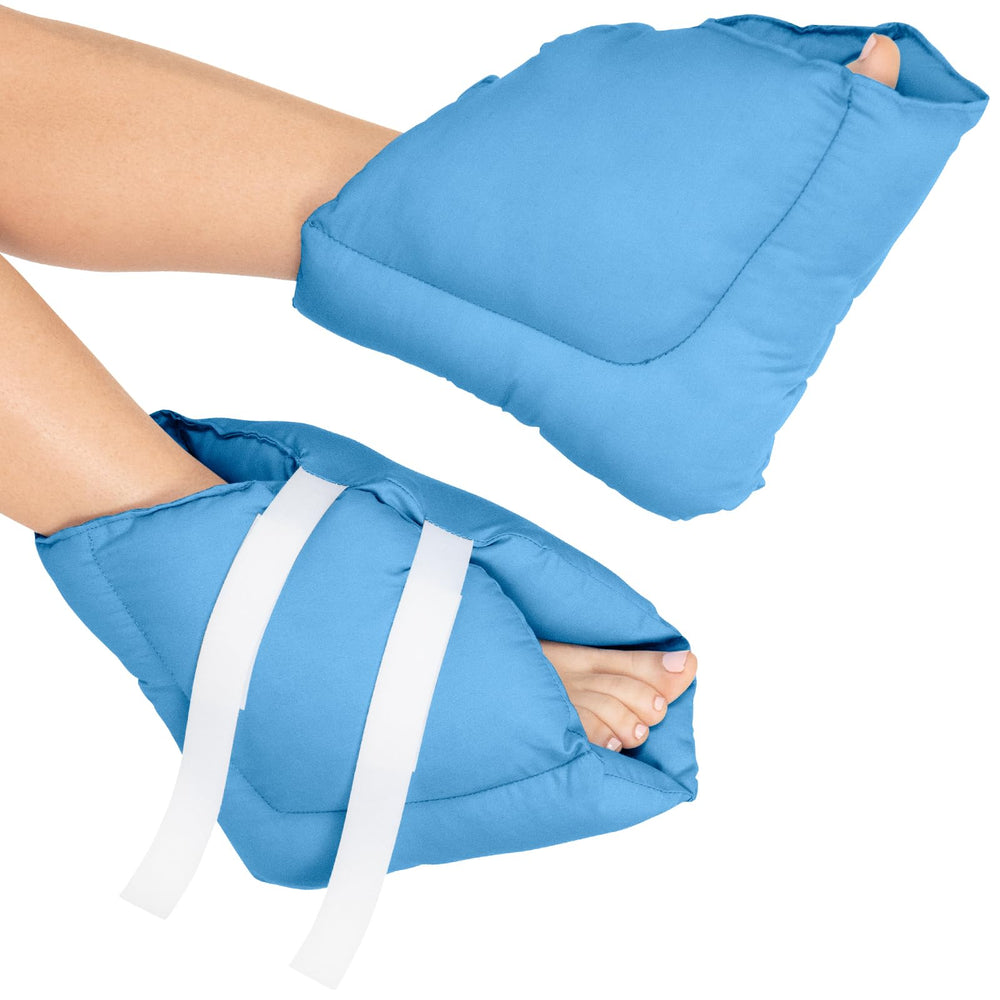 Xtra-Comfort heel pillows pair with full-foot padding for comfort.