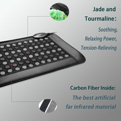 XUYU far infrared pad control panel demonstrates memory settings for quick reuse