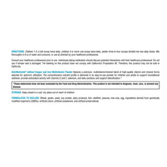 XYMOGEN ActivNutrients Fruit Punch label highlights exclusions like gluten and GMOs