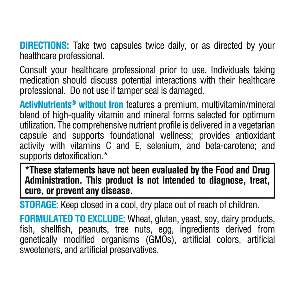 Ingredients panel shows gluten-free, dairy-free, and non-GMO formulation.