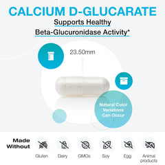 XYMOGEN Calcium D-Glucarate taking a daily dose for toxin support.