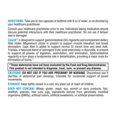 XYMOGEN ColonX Cape Aloe ingredient highlights GI transit support.