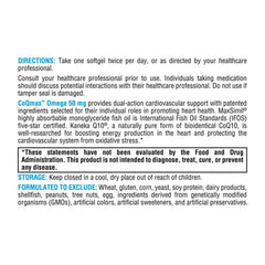 XYMOGEN CoQmax Omega EPA/DHA structure closeup communicates absorption-focused design