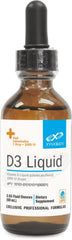 XYMOGEN D3 Liquid bottle with dropper supports immune and bone health.