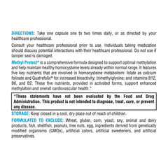 XYMOGEN Methyl Protect bottle pour illustrates easy daily supplementation.