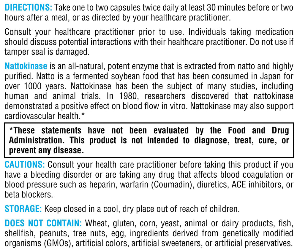 XYMOGEN nattokinase packaging highlights vitamin K2 for context.