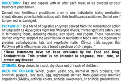 Xymogen PanXyme pH label highlights the enzyme blend for digestion.