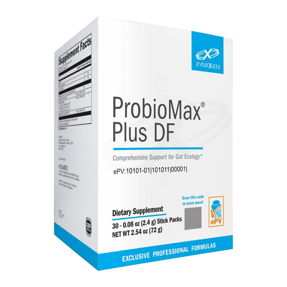 XYMOGEN ProbioMax 40B bottle front for daily probiotic use.