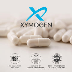 Imagery emphasizes immune support potential from XYMOGEN S Acetyl Glutathione.