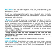 XYMOGEN Suntheanine label detail highlighting patented L-Theanine formulation
