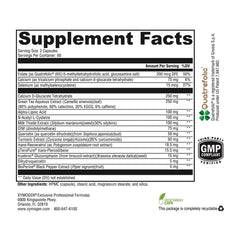XYMOGEN XenoProtX bottle back label with liver detox details