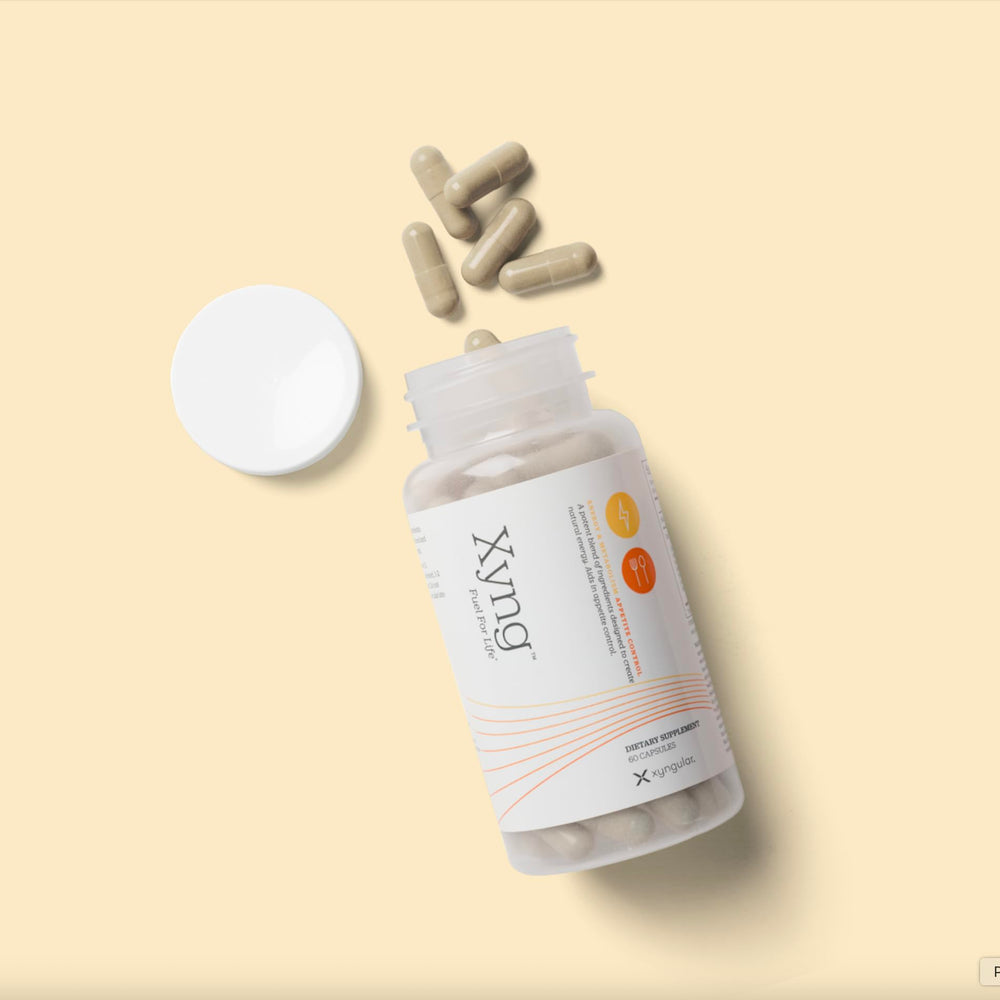 Xyngular Xyng Energy and Mood label with nutrition facts for informed choices.
