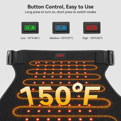 Yabuu control panel on the hip bracket for easy mode changes and customization.