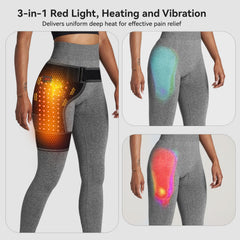 Yabuu hip-area in-use demonstrates soothing warmth and massage capability.