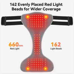 Yabuu 162-LED light therapy panel on underwear for pelvic care and comfort.