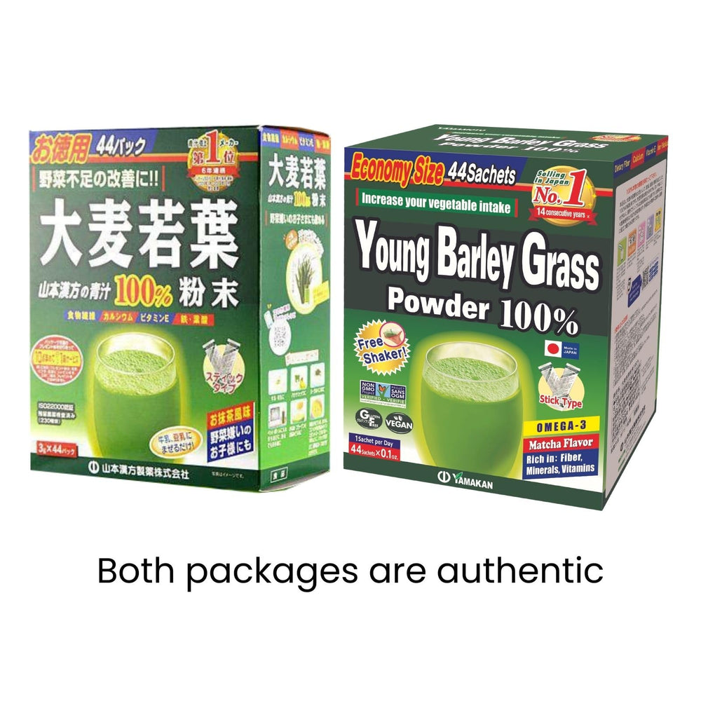 Yamamoto Kanpoh Yamakan powder pour shown for on-the-go nutrition