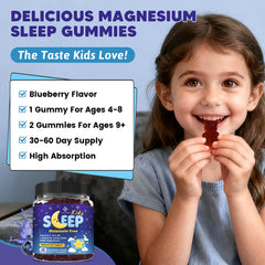 YANLUOBO Kids Sleep Gummies berry-flavored gummies appealing to kids
