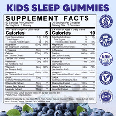 YANLUOBO Kids Sleep Gummies bottle pour showing easy nightly dose
