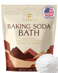 Yareli Baking Soda Bath 10lb bag, ready for bath preparation and DIY projects.
