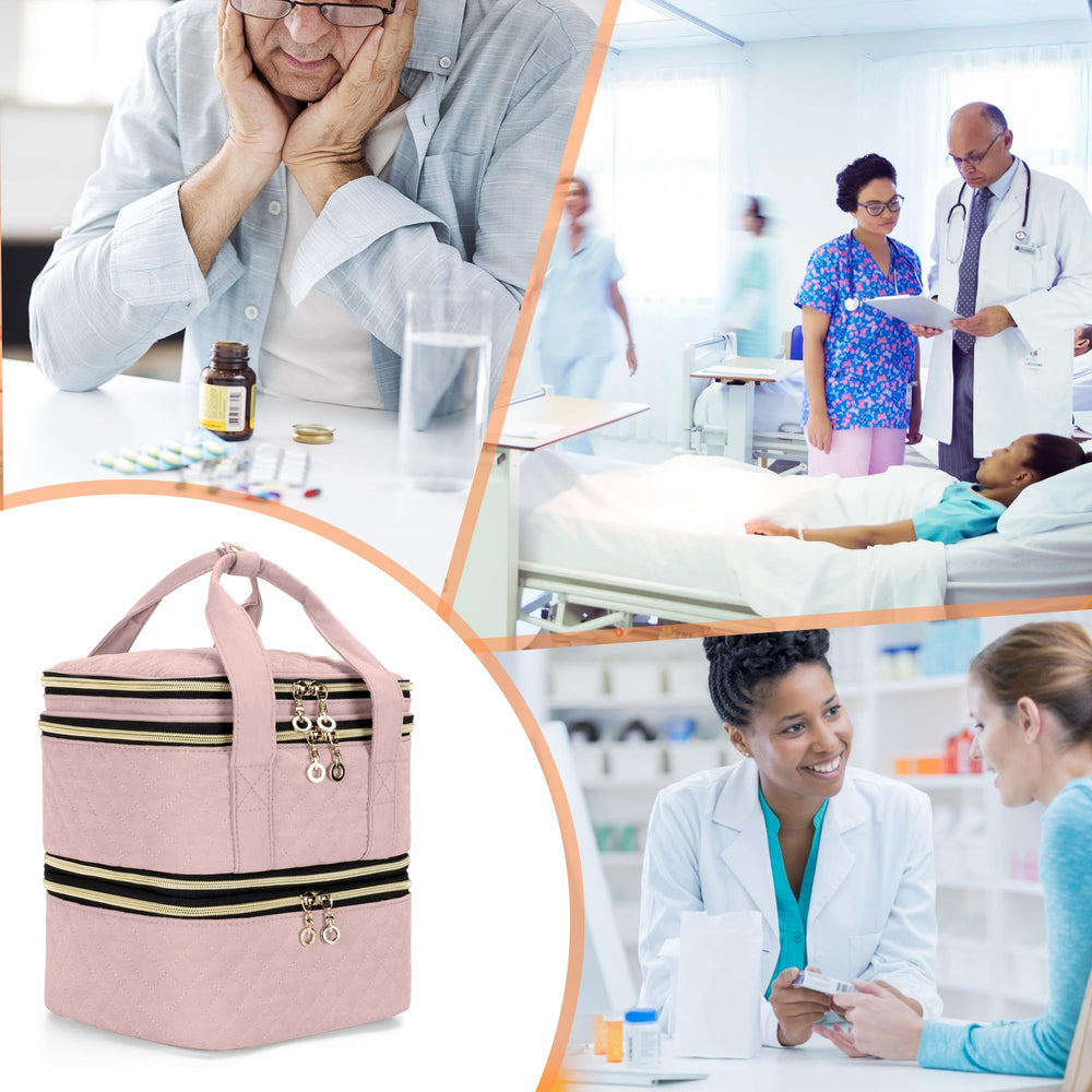 YARWO dusty rose travel case with stylish color and practical design