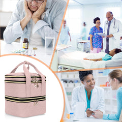 YARWO dusty rose travel case with stylish color and practical design