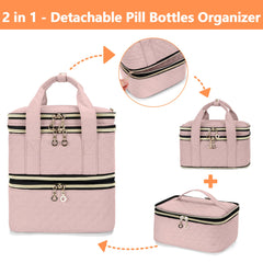YARWO flexible dividers keep bottles organized with removable options for larger items