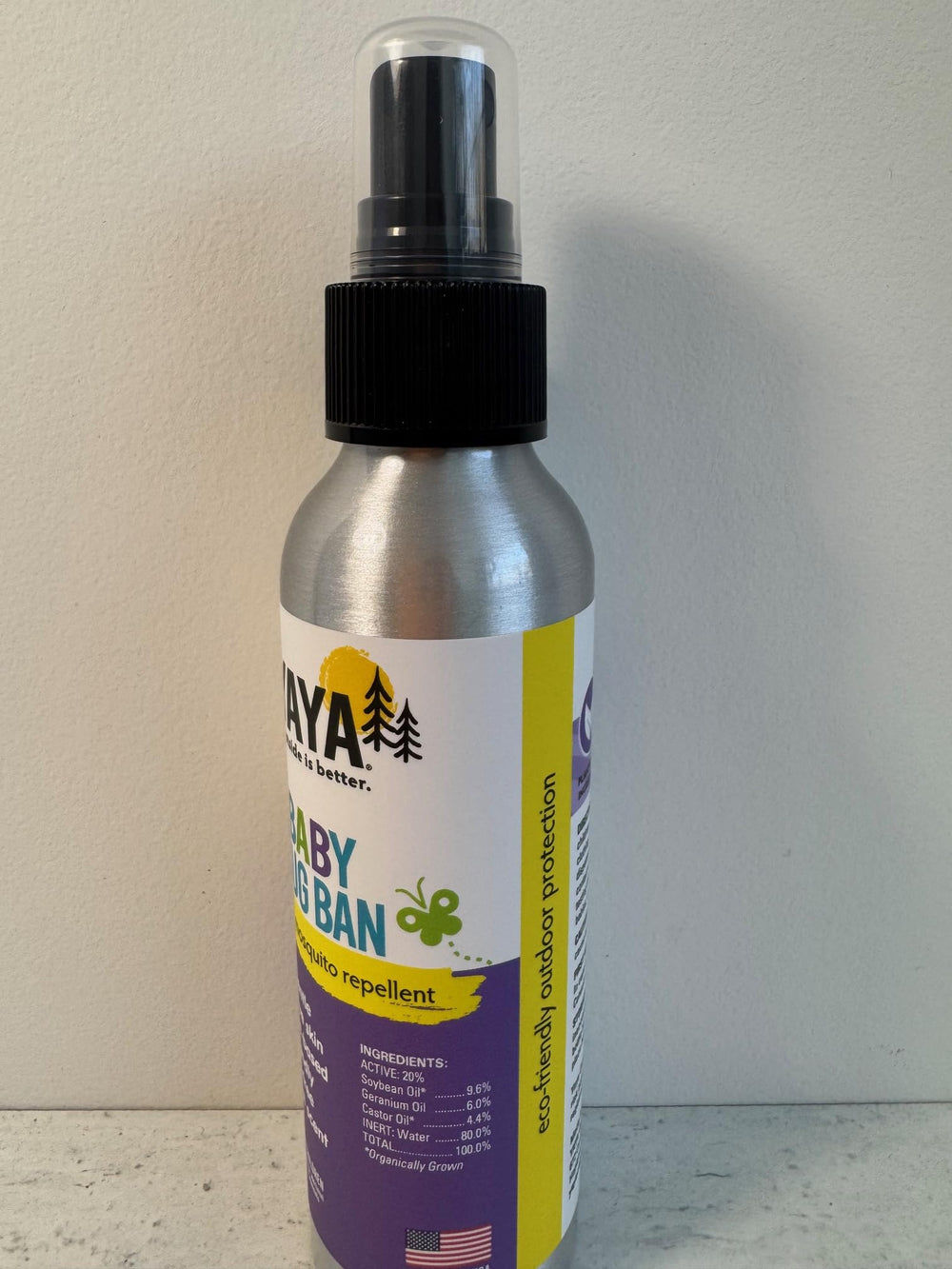 Backpack-ready bottle for quick touch-ups during adventures.