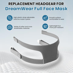 YBWM DreamWear headgear side view highlighting adjustable strap for a precise fit.